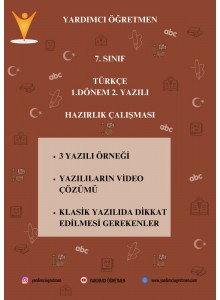 7.Sınıf Türkçe 1.Dönem 2.Yazılı Hazırlık